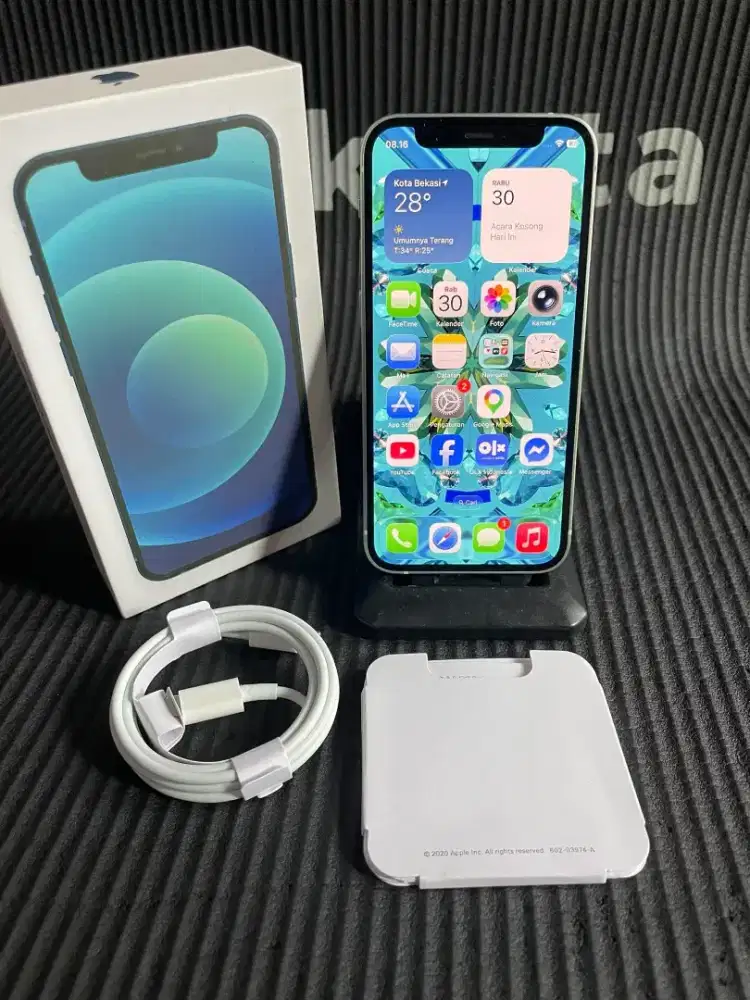 Iphone 12 mini 128gb inter all operator fullset mulus normal semua