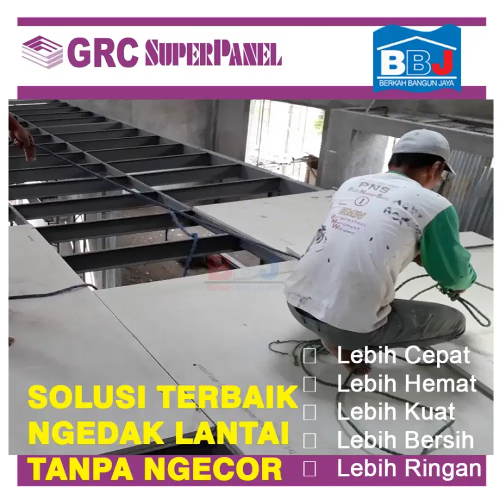 Jual Papan Lantai GRC FLOOR 15mm