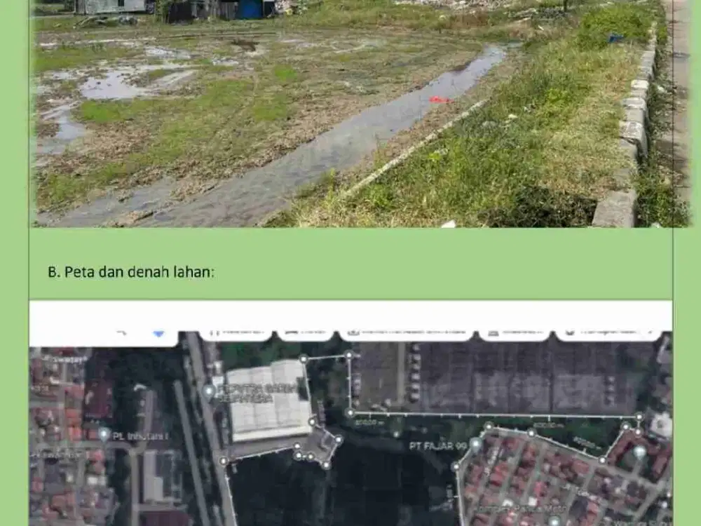 Dijual Lahan Sangat Strategis di Kalibaru Medan Satria Bekasi