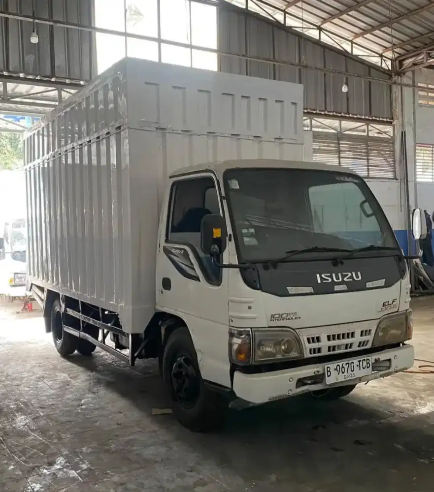 Isuzu elf nkr55 ps100 double ban 6 bok 19 kubik 2011