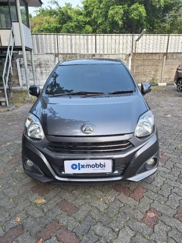 Garansi 1 Th - Daihatsu Ayla 1.0 X Bensin-AT 2021 Abu-Abu