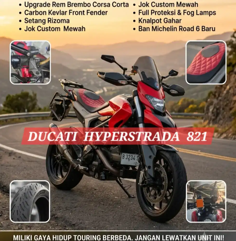 FOR SALE | BT/TT  | Ducati Hyperstrada 821 - 2013 | SIAP TOURING