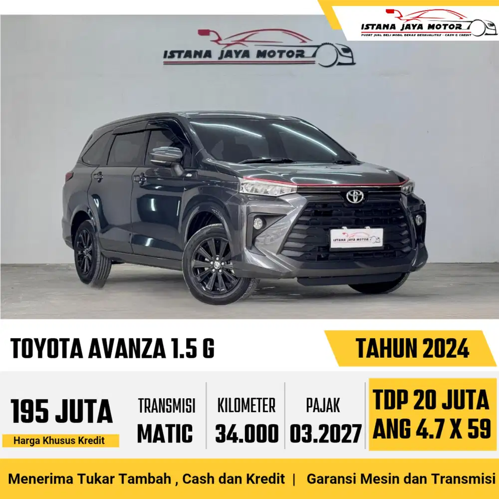 TOYOTA AVANZA 1.5 G CVT 2024