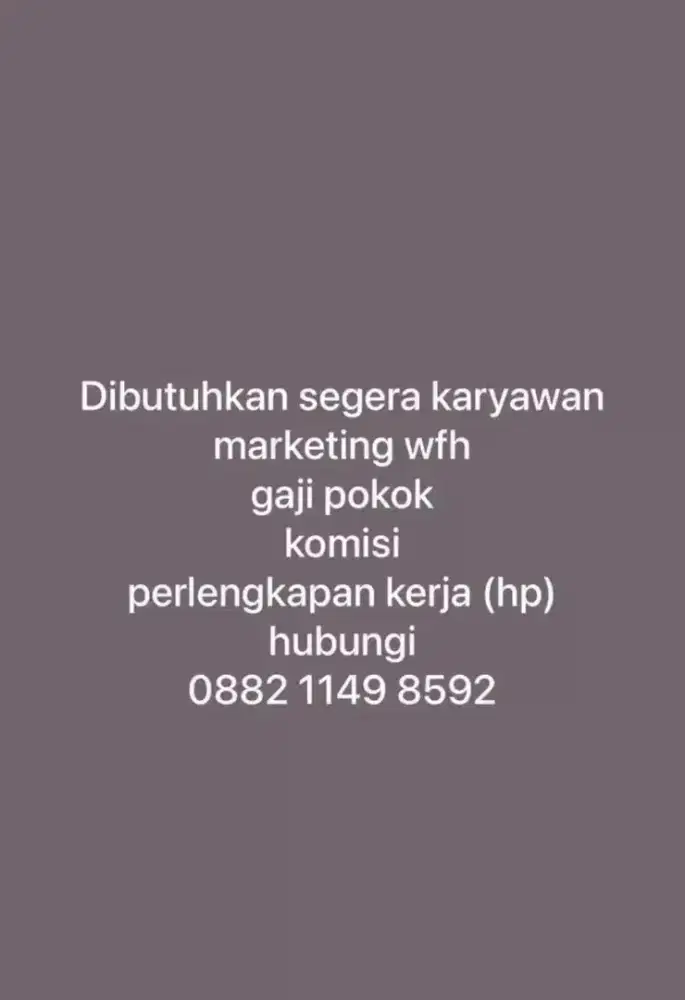 Marketing dan sales