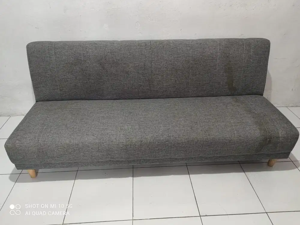 kursi sofa bed wrn abu abu
