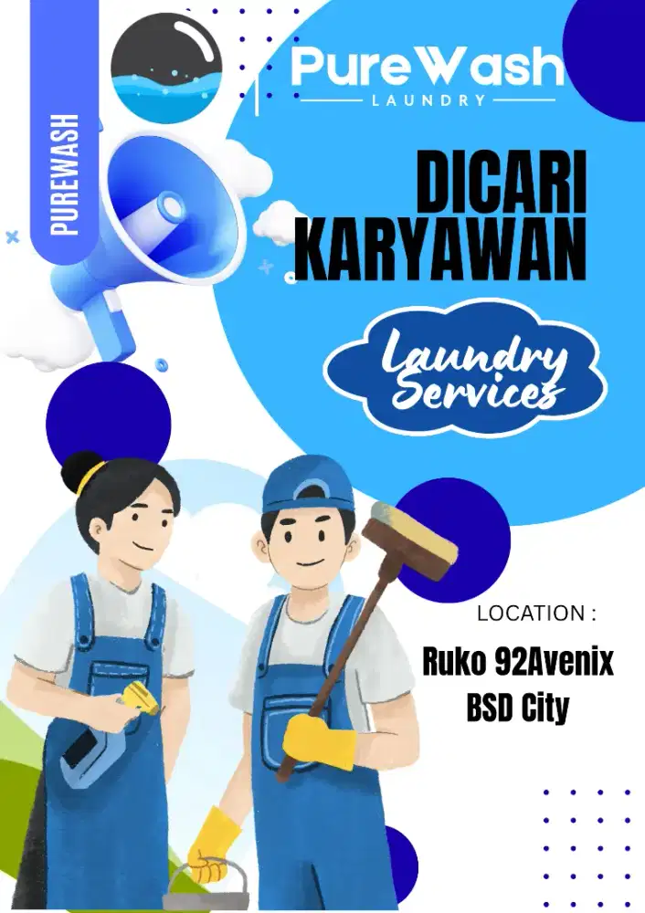 Dicari Karyawan Laundry