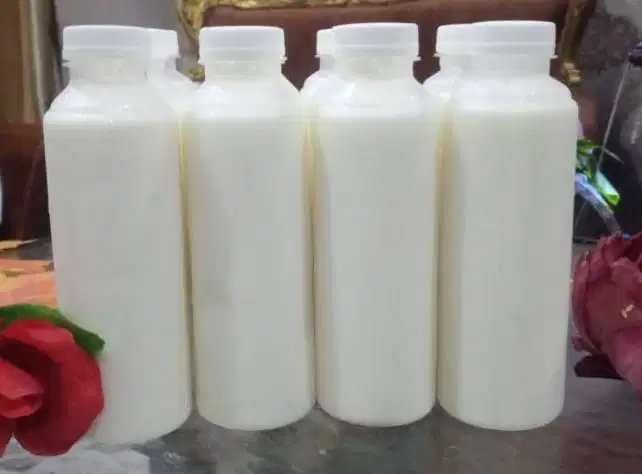 1 liter susu kambing etawa murni 100% kemasan botol 250ml siap minum