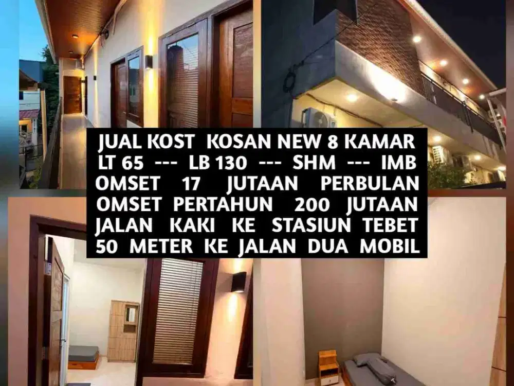 JUAL KOST KOSAN NEW JALAN KAKI KE STASIUN TEBET