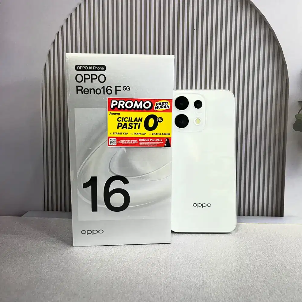 OPPO RENO16F 5G KREDIT SYART KTP SJAA