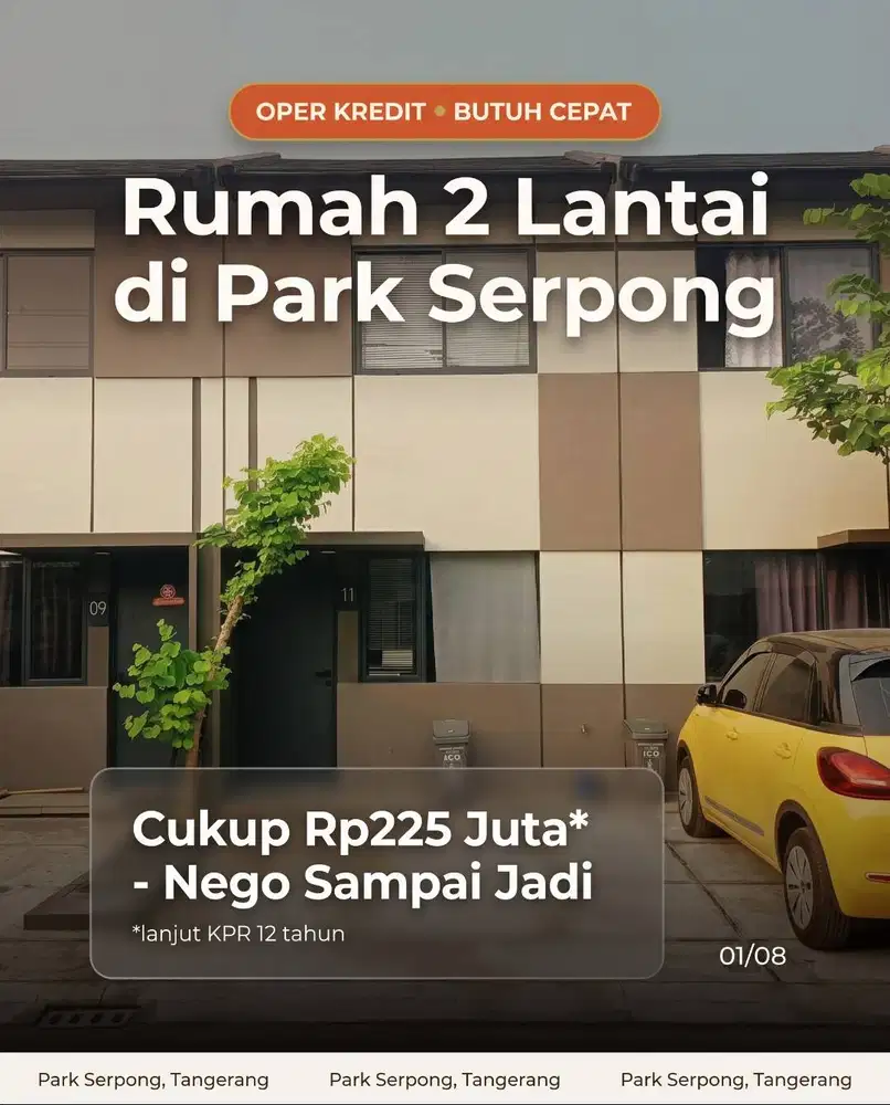 BU..Take Over Kredit KPR Rumah Park Serpong XYZ TRAIL Tangerang
