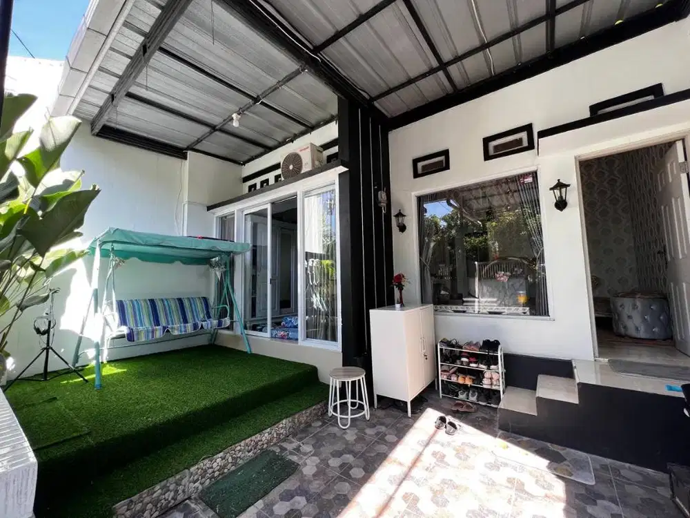 Rumah Semi Furnished Modern + Penyewa Aktif, Income Rp2 Juta/Bulan