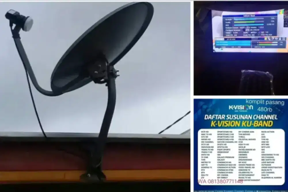 Tv digital parabola mini