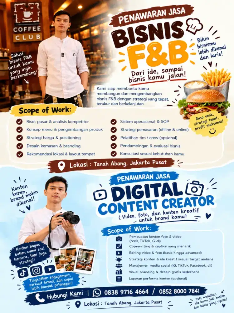 Barista Manager dan Konten