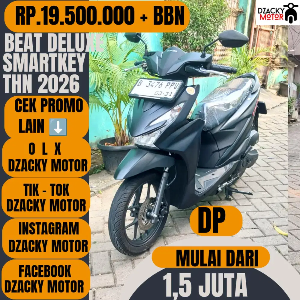 BEAT DELUXE SMARTKEY 2026 + BBN SECOND LIKE' NEW