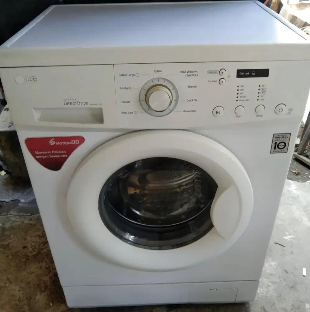 LG 8Kg Mesin Cuci Front Loading Otomatis