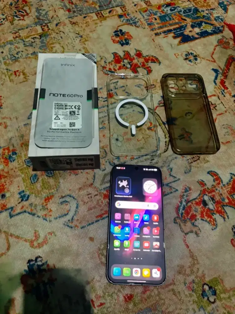 Infinix note 60 pro 8-256 fullset garansi panjang