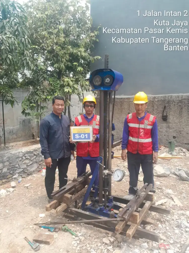 Sondir untuk PBG/IMB, CBR, DCP wilayah Jabodetabek