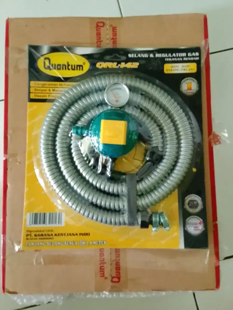 Dijual Kompor Gas Quantum 1 tungku + selang regulator