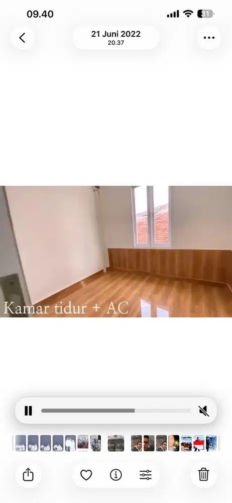 disewakan rumah dua lantai perbulan Rp.2.000.000