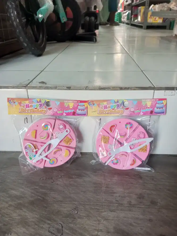 Mainan anak kue happy birthday