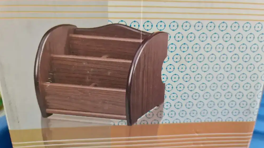 Desktop Stationary Organizer Kayu