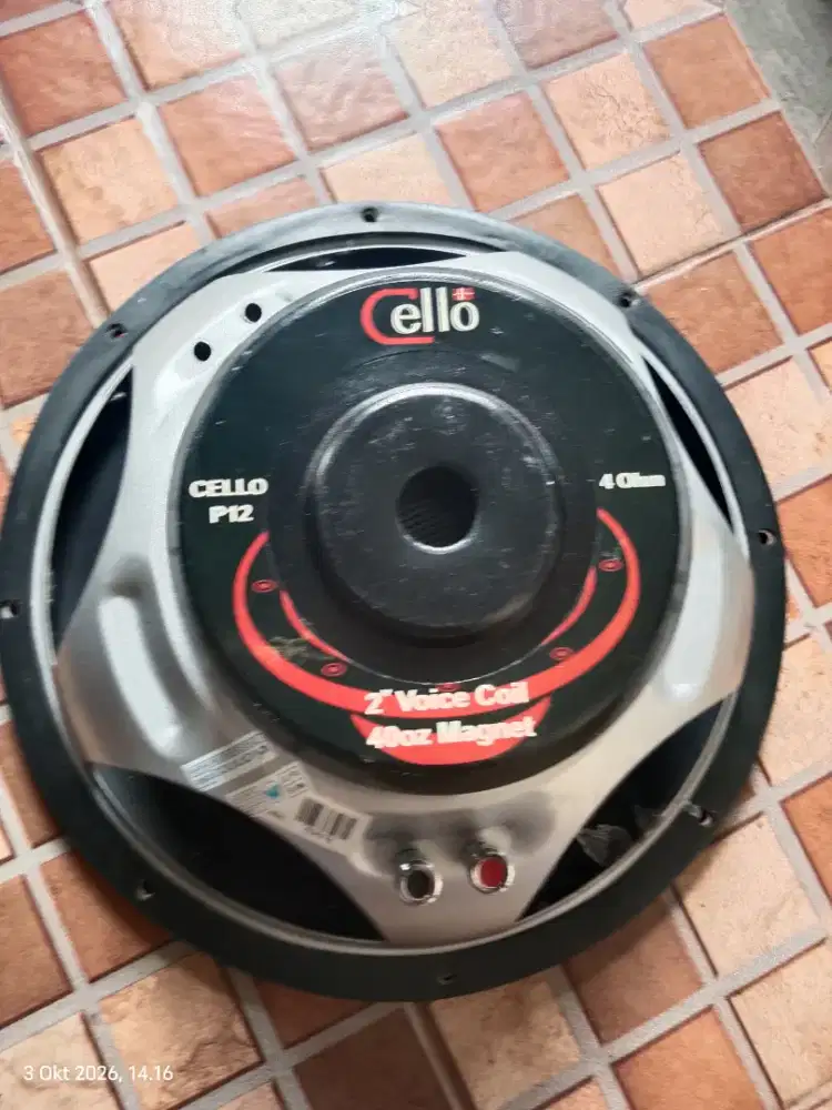 Dijual speker subwoofer cello 12in