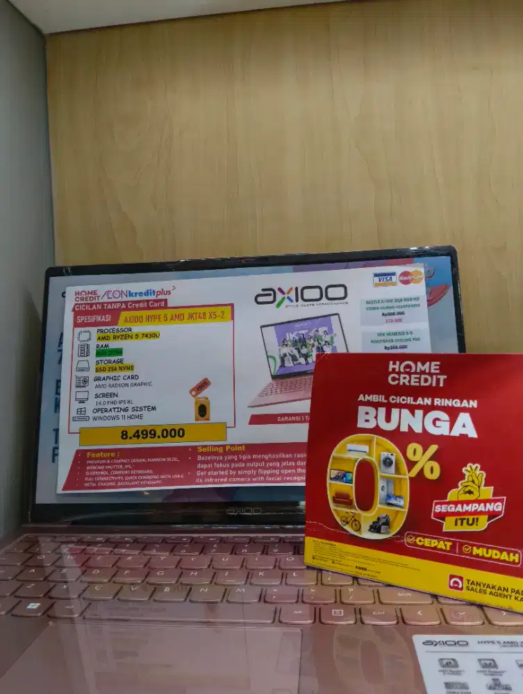 LAPTOP AXIOO HYPE 5 AMD JKT48 X5-2