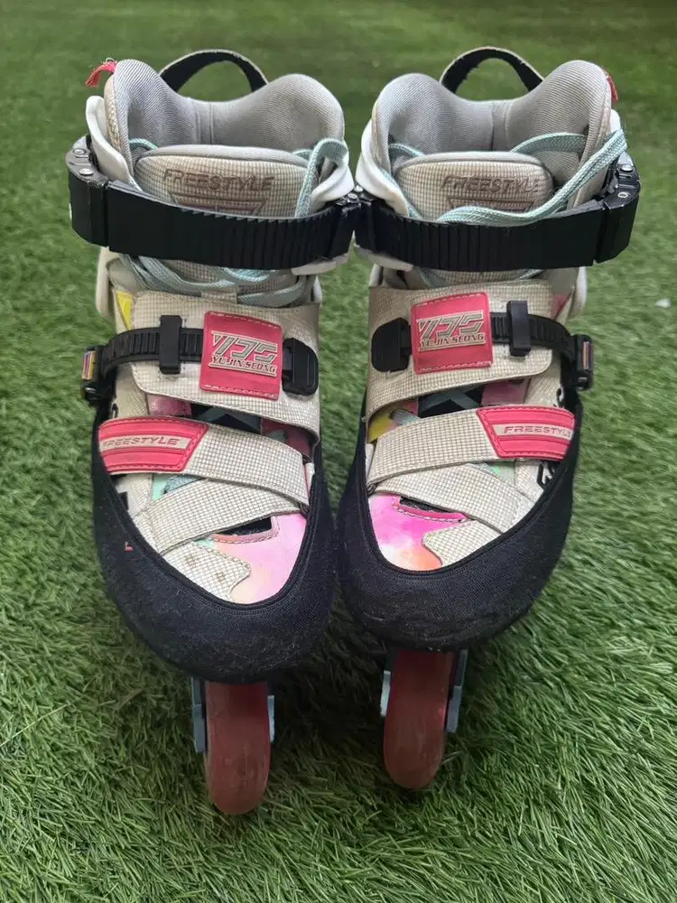 Inline Skate Freestyle YJS X5 Pro Junior Carbon Pink L 36-38 Slalom