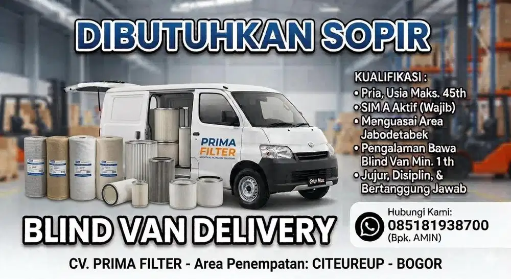 Dibutuhkan Sopir