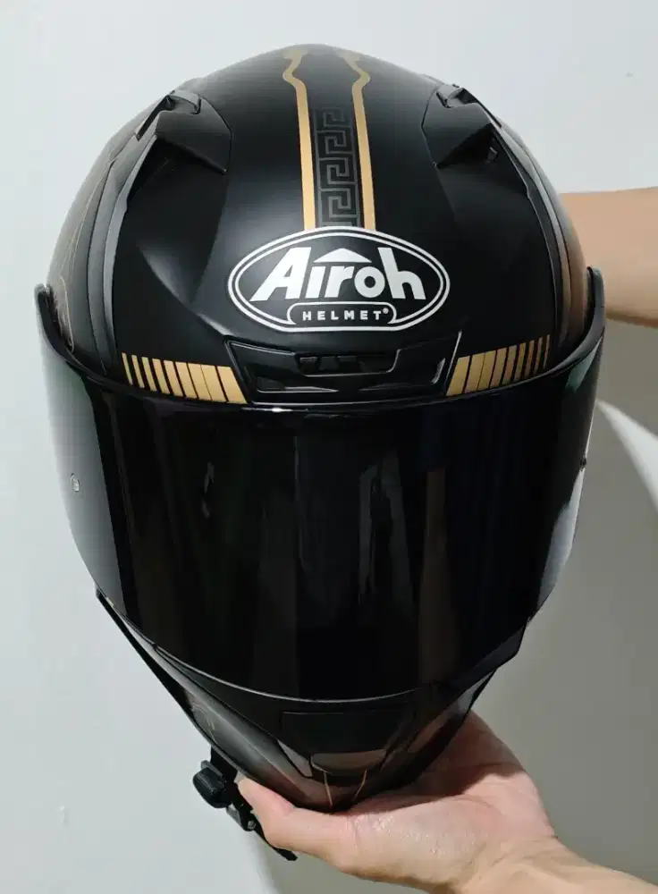 Helm Airoh Valor Titan Matt Size XXL 2 Visor Bening dan Dark Smoke ORI