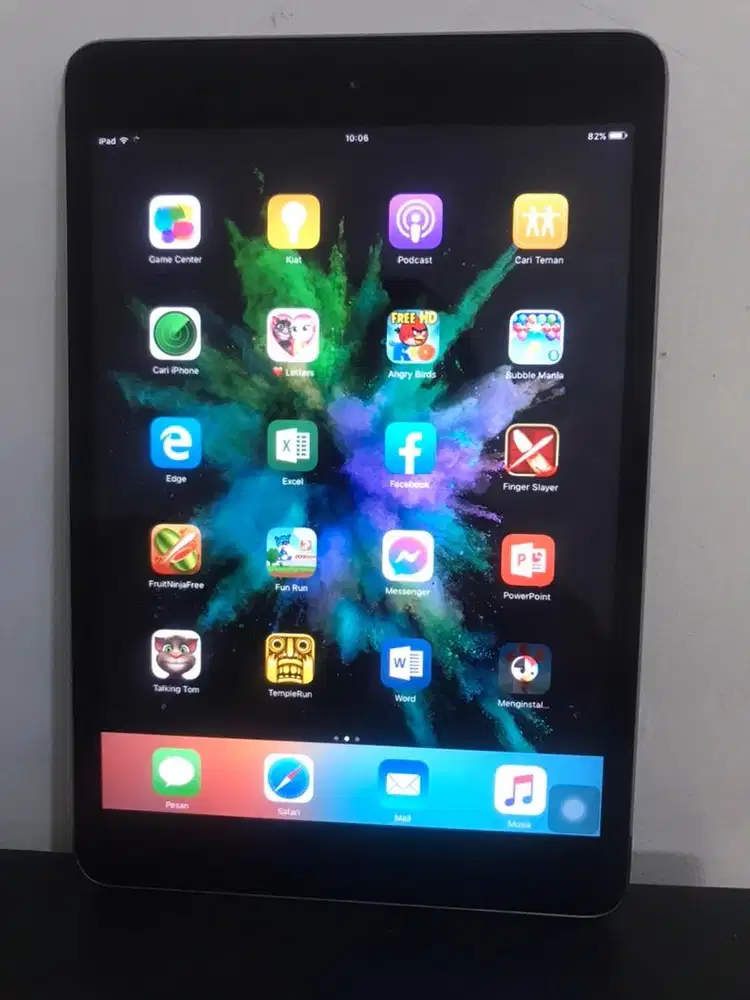 iPad Mini 1 16GB Gray Wifi Only mentok iOs 9.3.5