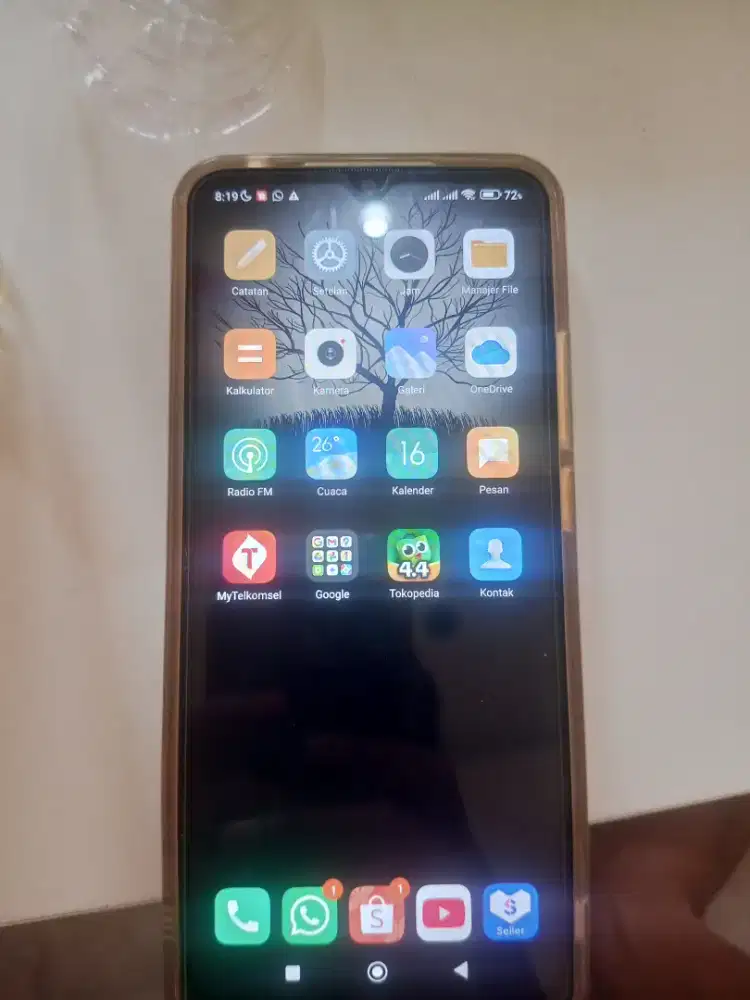 Hp redmi mulus.  No minus bu hp bekas hpurah