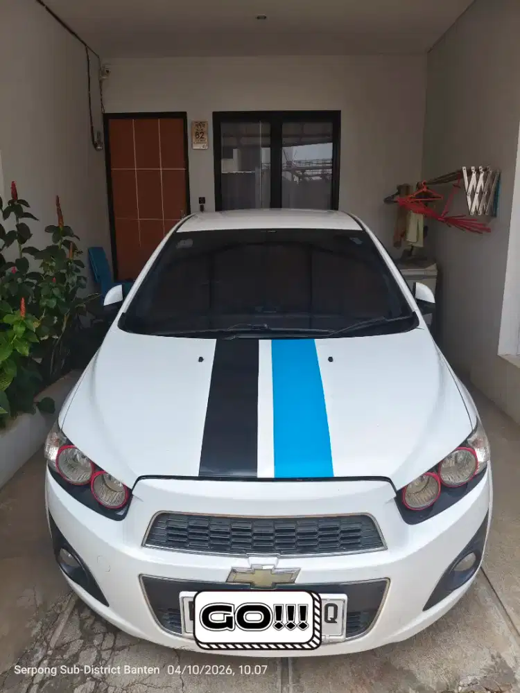 Dijual Chevrolet Aveo Sonic Tahun 2012 Matic Warna Putih