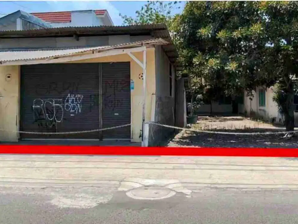 Tanah murah strategis bonus bangunan pinggir jalan aspal dekat kampus UGM, AMIKOM & sekolah Al Azhar