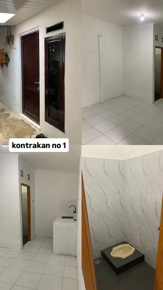 Kontrakan 1 petak baru renov