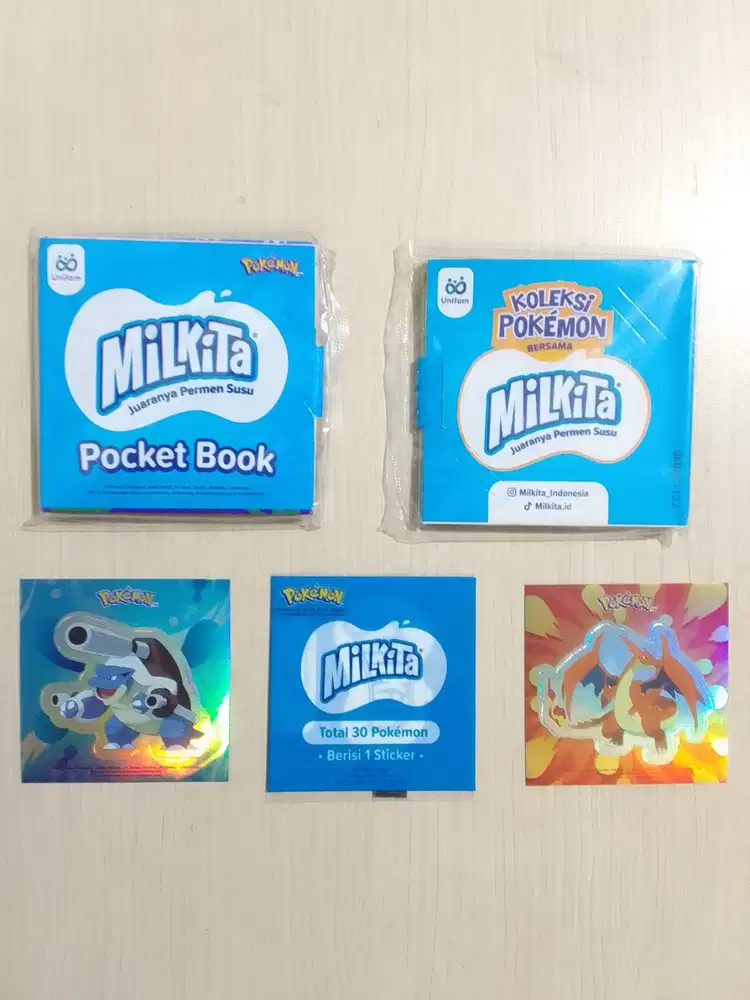 ALBUM STIKER POKEMON MILKITA