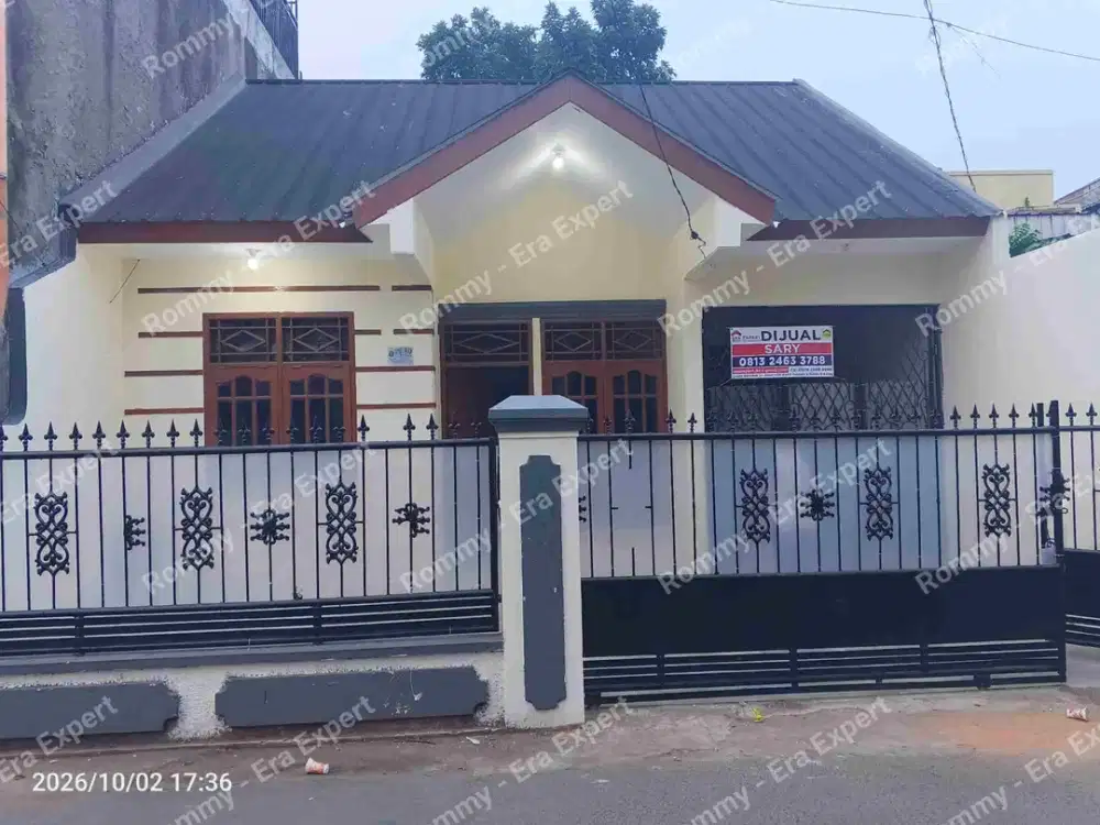 Dijual Rumah Siap Huni Bebas Banjir Lokasi Strategis Cocok untuk Hunian atau Disewakan Kembali Lokasi Condet Jakarta Timur
