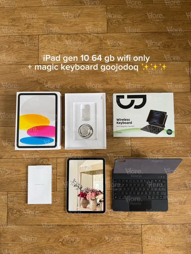 iPad gen 10 64 gb dan magic keyboard