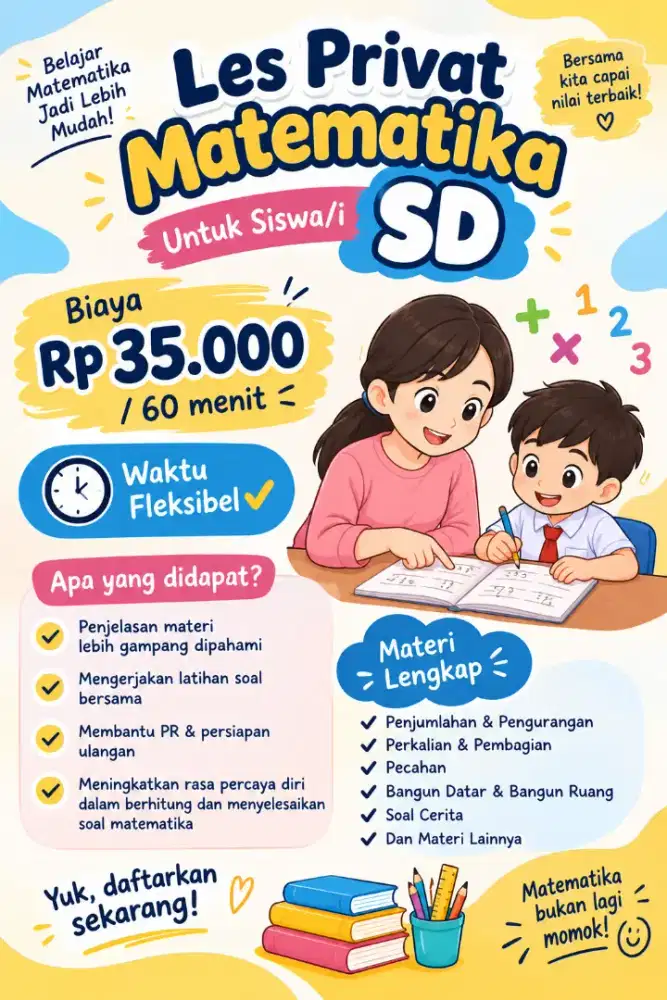 Les privat Matematika SD