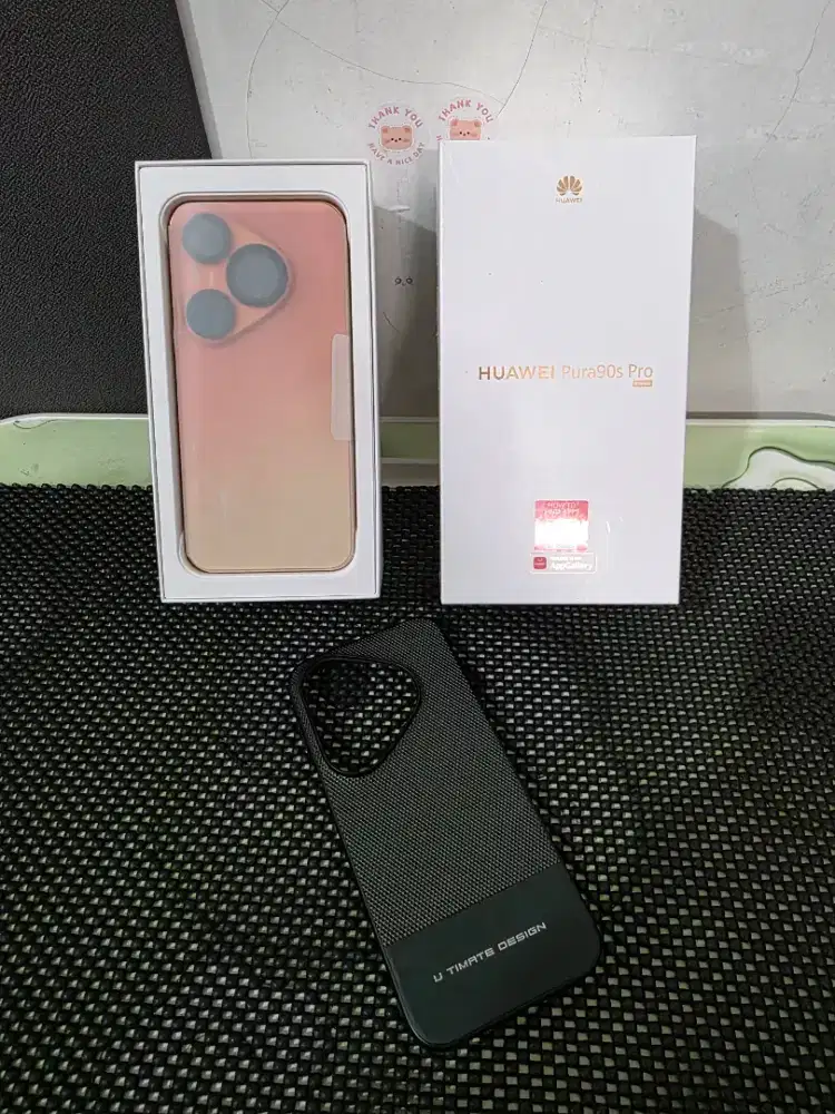Jual Huawei Pura 90sPro 12/512GB Orange Soda Fullset blm 1bln Pakai
