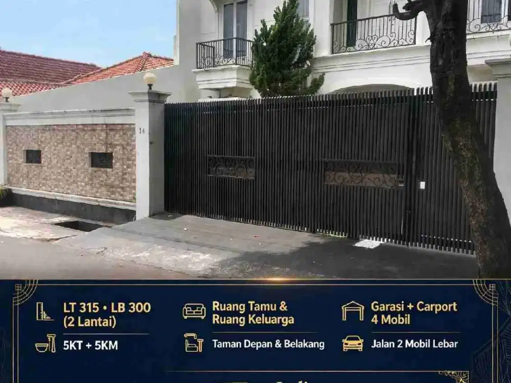 Harga Miring, Rumah Minimalis 2 lantai di Tebet Timur, Jalan 2 mobil lebar
