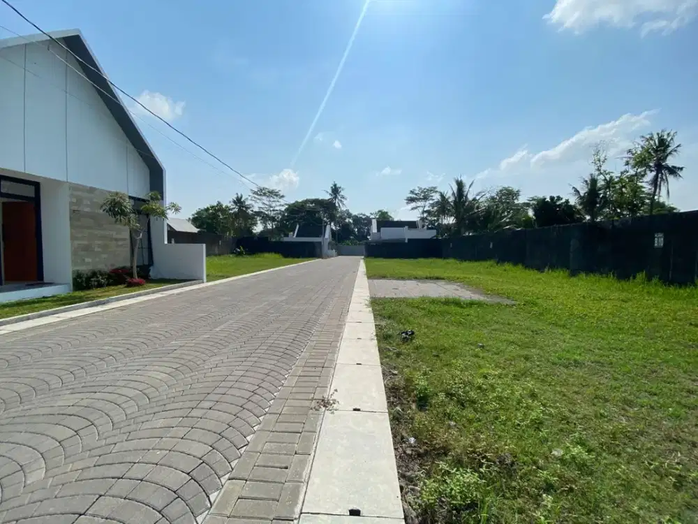 Jual Tanah Cluster Perumahan Jogja Utara Kawasan Kampus Cicilan Ringan Tanpa Bunga Jamin SHM