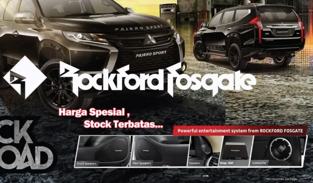 PAJERO SPORT 2018-2025 ( SOUND PREMIUM ROCKFORD FOSGATE)
