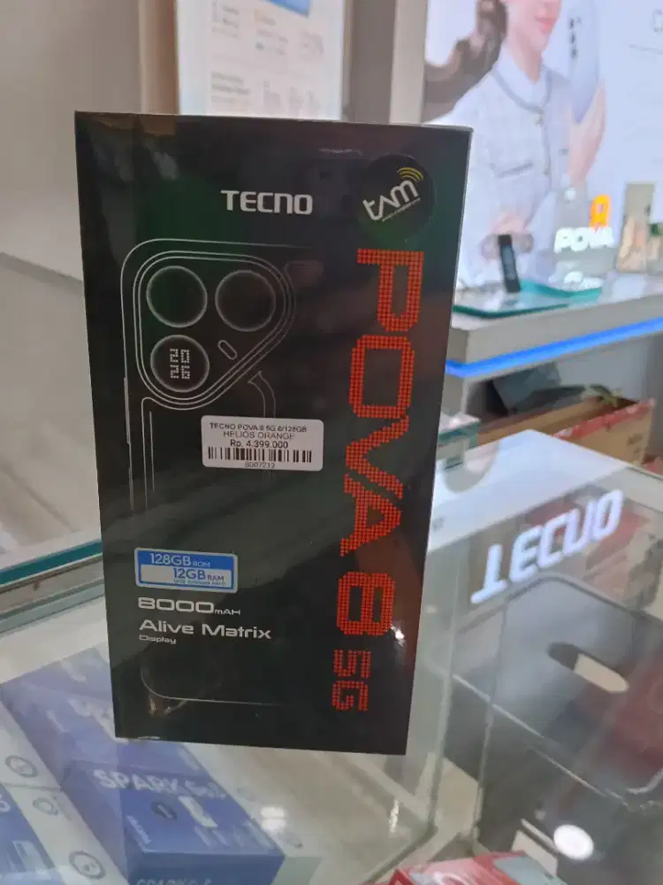 Tecno pova 8 5G ram 6+128