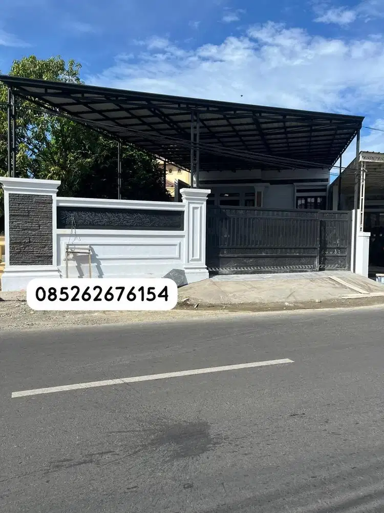 Rmh minimalis siap huni type 200/250.M.pinggir jln utama gp lamtemen