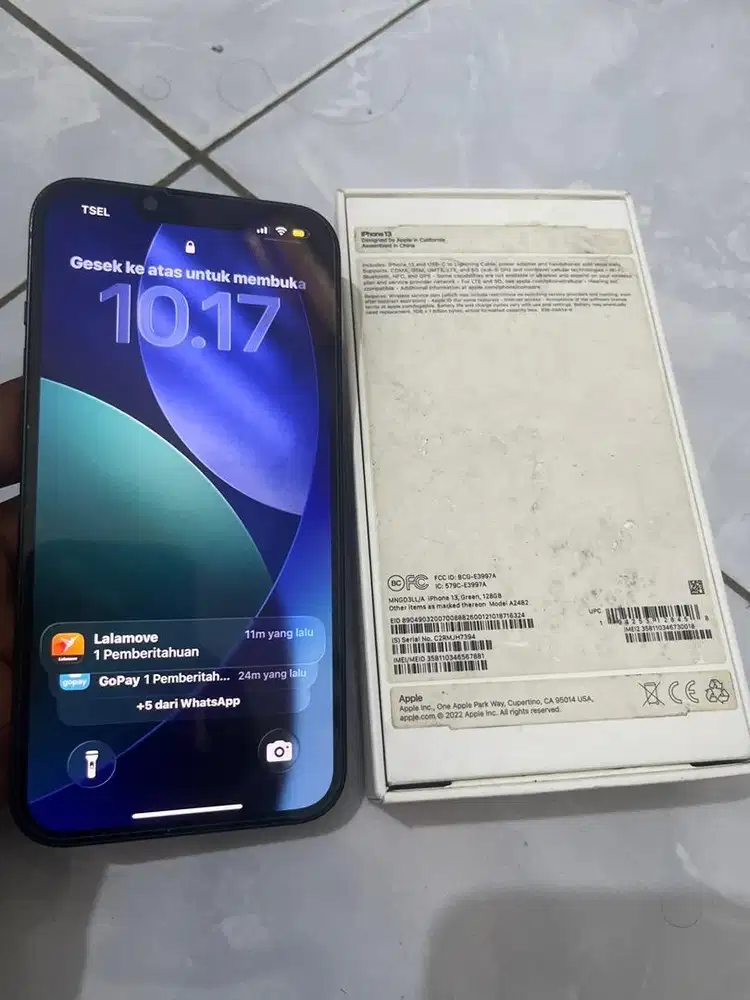 Iphone 13 128 gb Bea Cukai ( setara ibox )