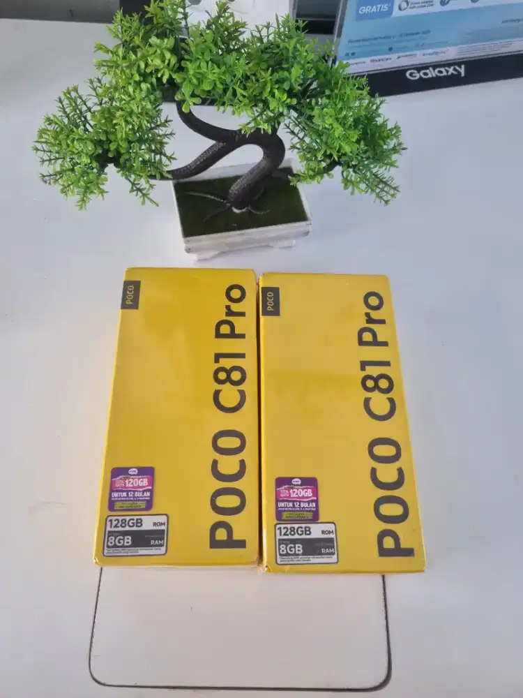 Poco c81 pro ram 4/128gb garansi resmi