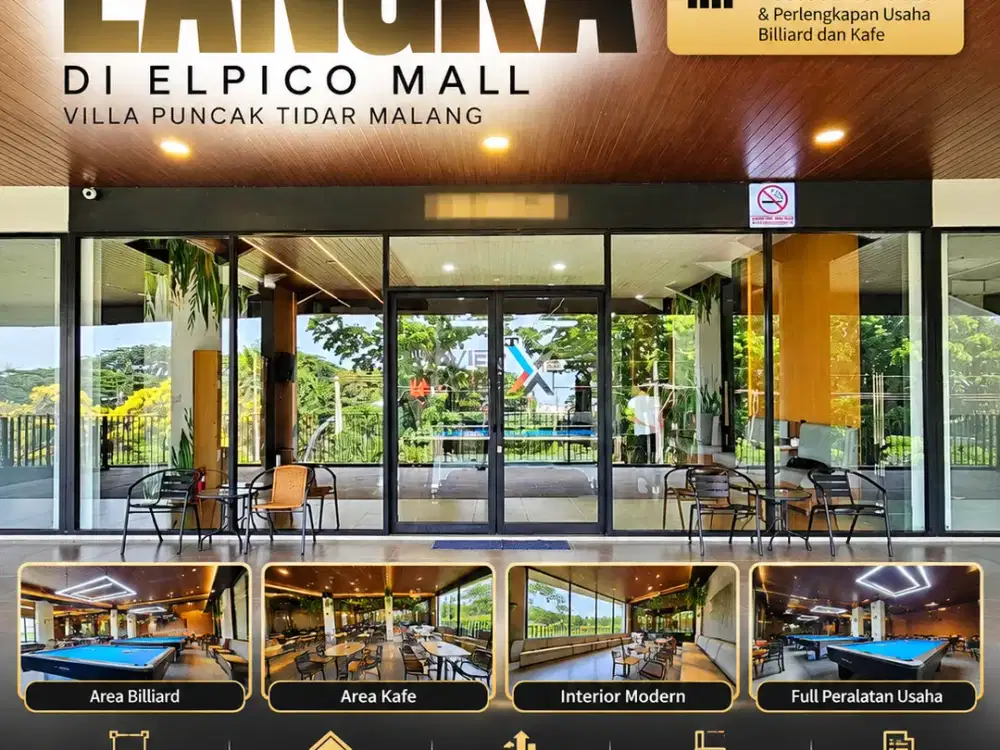 Ruko Strategis plus bisnisnya di Elpico Villa Puncak Tidar Malang