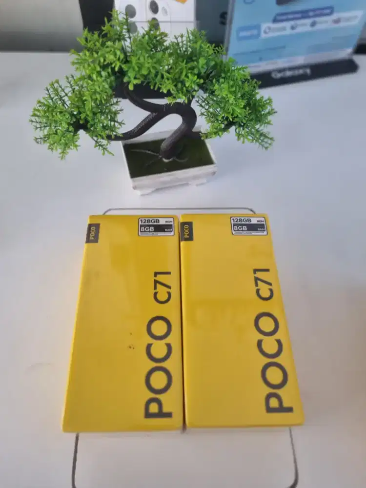 Poco c71 ram 4/128gb garansi resmi 15 bulan