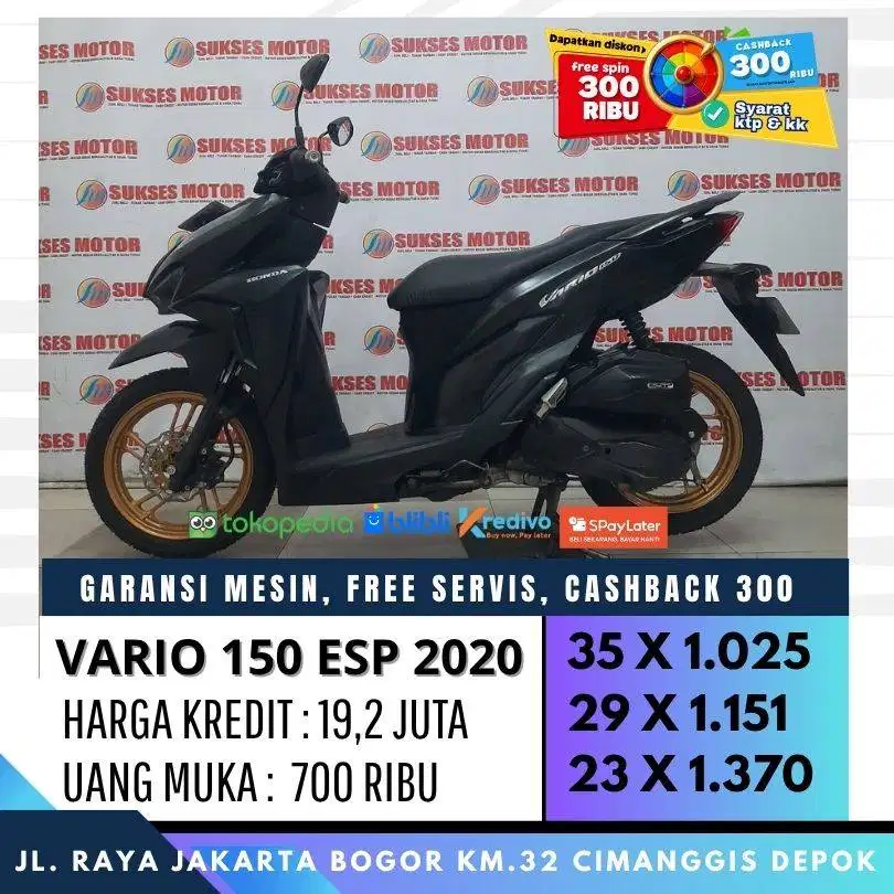 NEW VARIO 150 ESP 2020 UNIT MULUS PAYMENT VIA CC/PAYLATER LEBIH MURAH